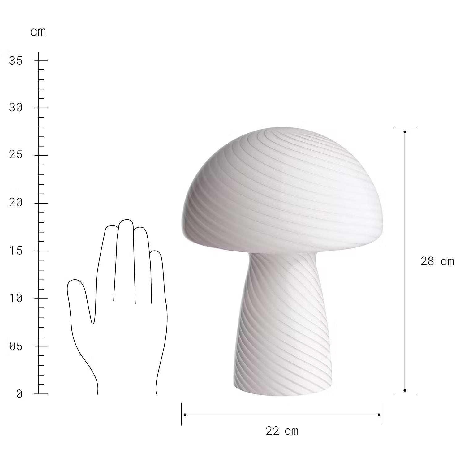 FUNGI TOWN Tischleuchte