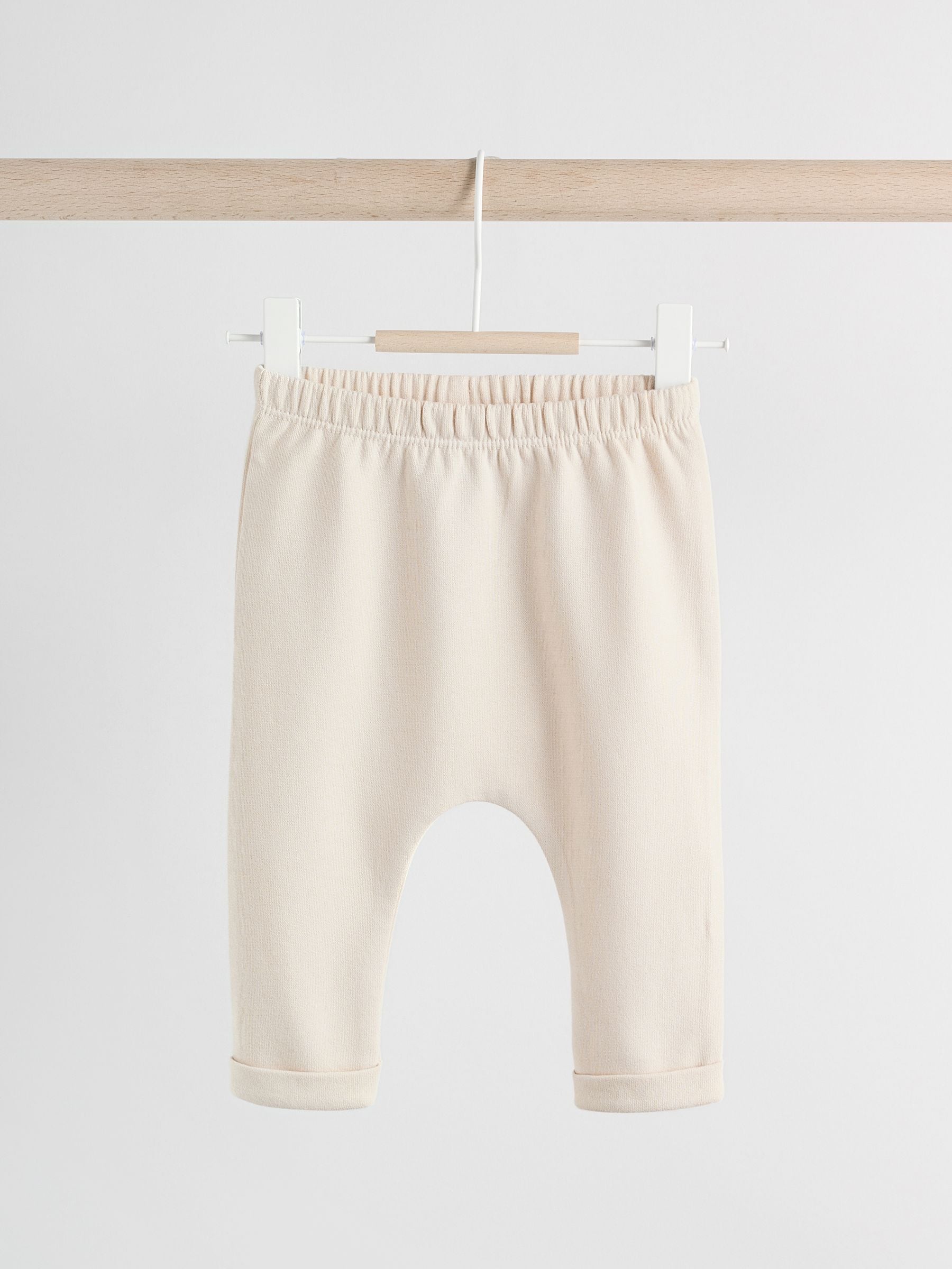 Neutraal met beren - Baby 100% Cotton Leggings 2 Pack (0mths-2yrs)