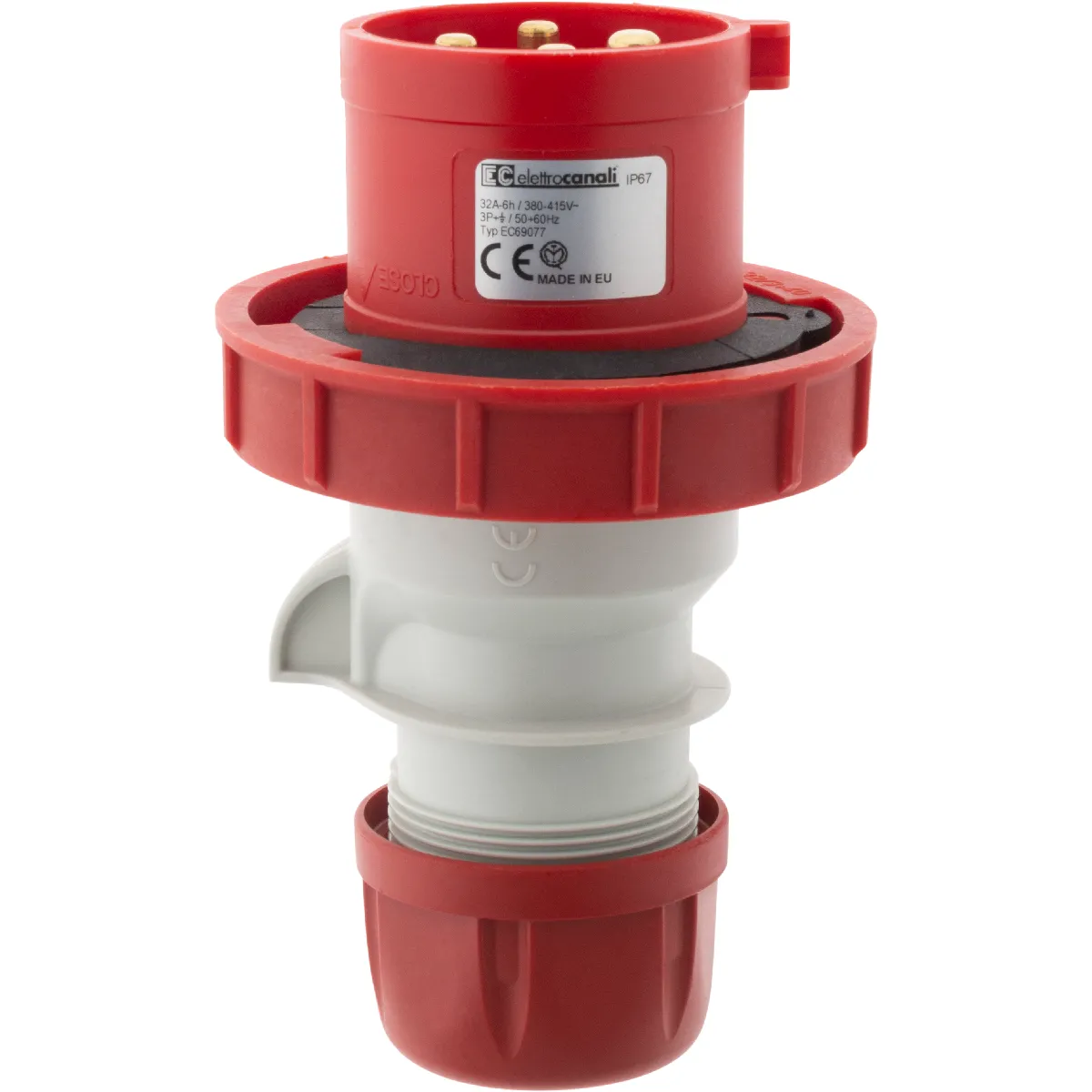 Zenitech Fiche mâle IEC309 3P+T 16A