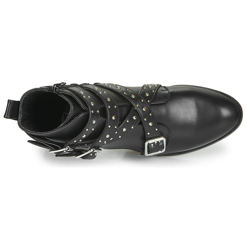 Only - BRIGHT 14 PU STUD BOOT - Noir