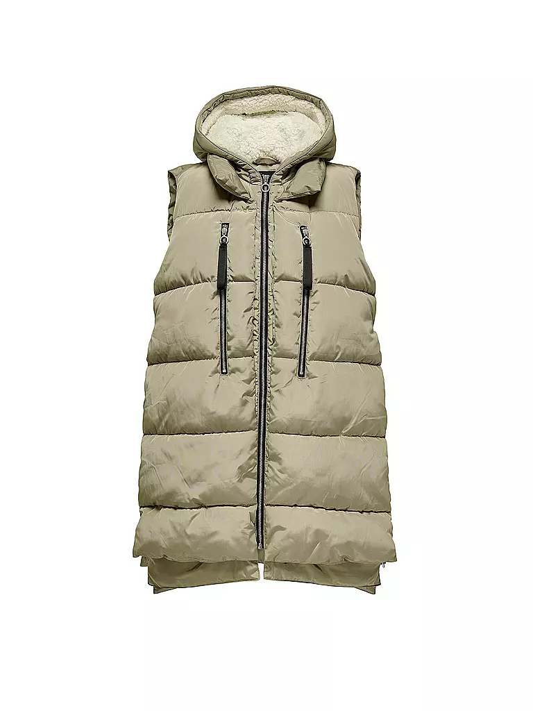 ONLY Steppgilet ONLNEWNORA beige