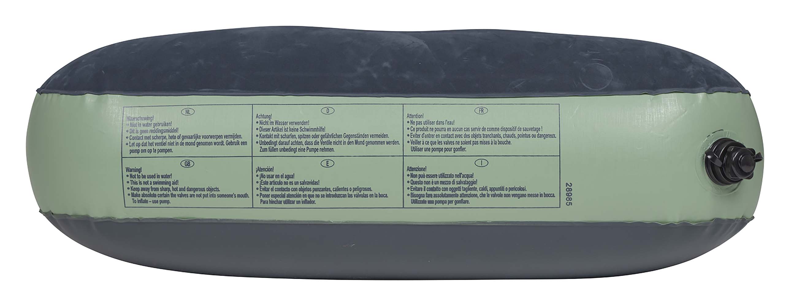 Bo-Camp Velours Air-XL 1 Slim eenpersoons luchtbed