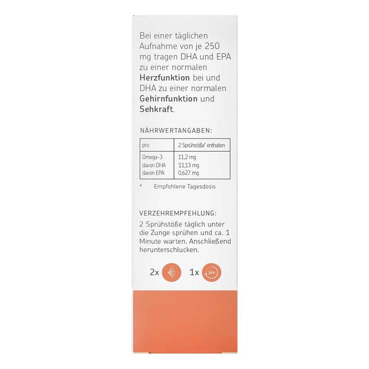 Cerascreen Omega-3 Algenöl DHA + EPA vegan Spray, 30 ml