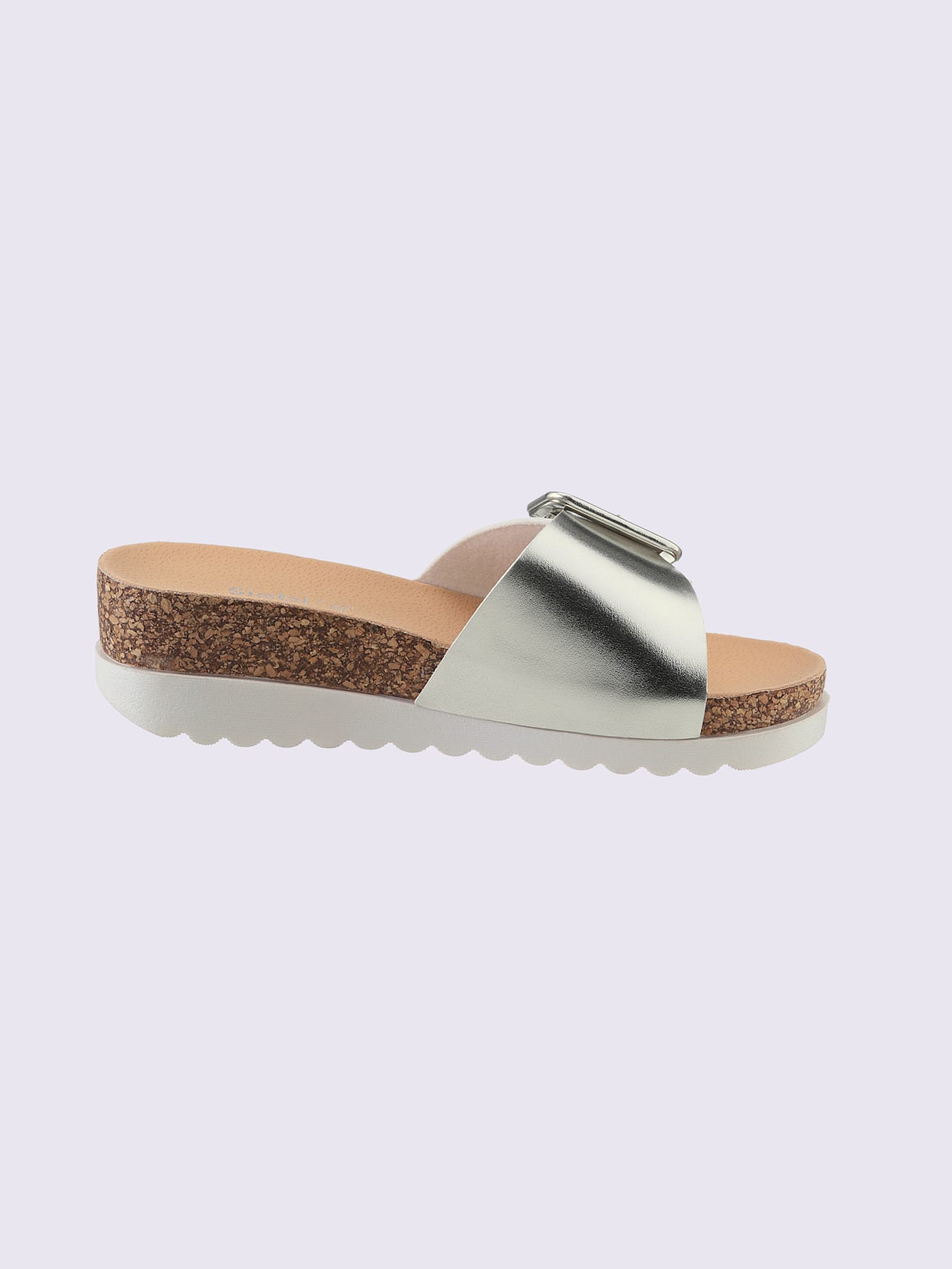 Mules talon tendance avec semelle compensée