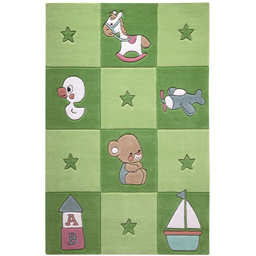 Smart Kids Kinderteppich Newborn grün