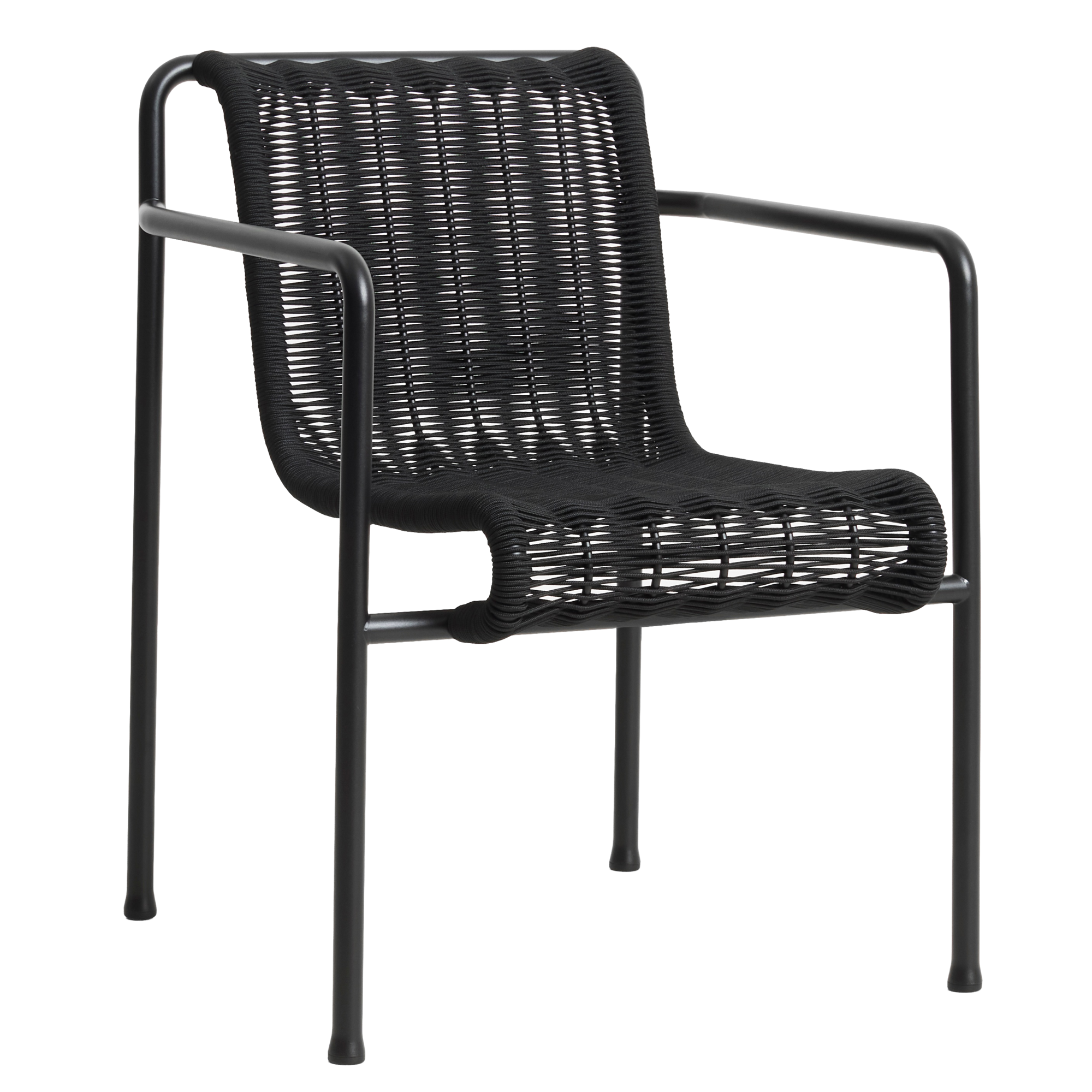 Tuinstoel Palissade Cord Dining met armleuning antraciet