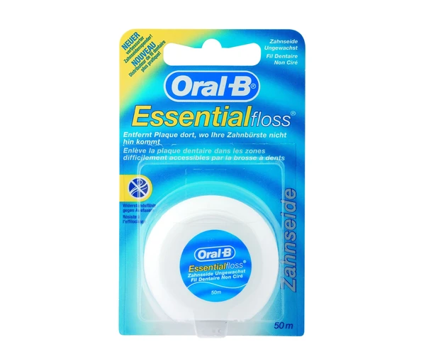 Oral-B Essentialfloss Zahnseide ungewachst