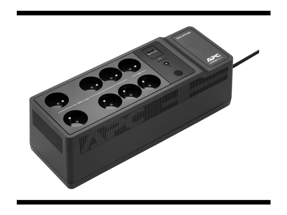 APC Back-UPS BE650G2-CP - UPS - AC 220-240 V - 400 Watt - 650 VA - output-stikforbindelser: 8