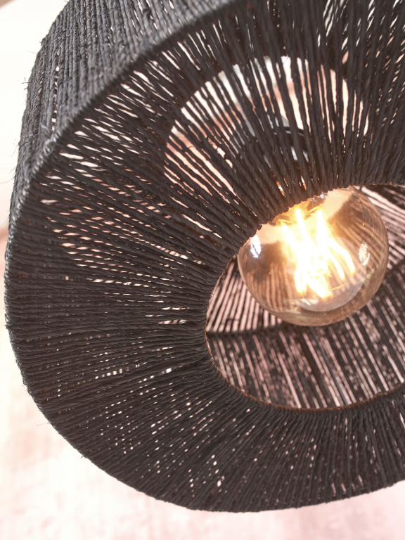 Good&Mojo Iguazu plafondlamp Ø30 small zwart