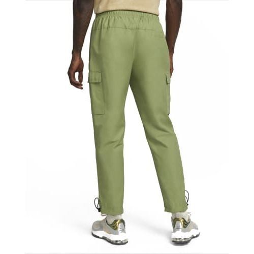 Nike Bas de Survêtement NSW Repeat Woven - Vert/Blanc
