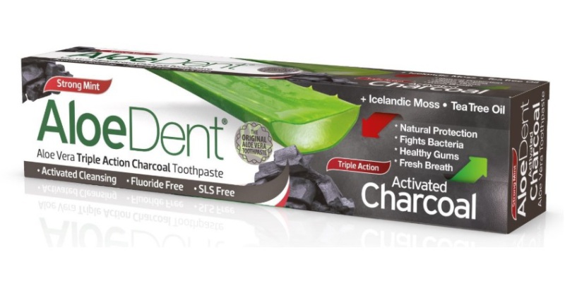 Aloe Dent Aloe Vera Tandpasta Action Charcoal 100ml