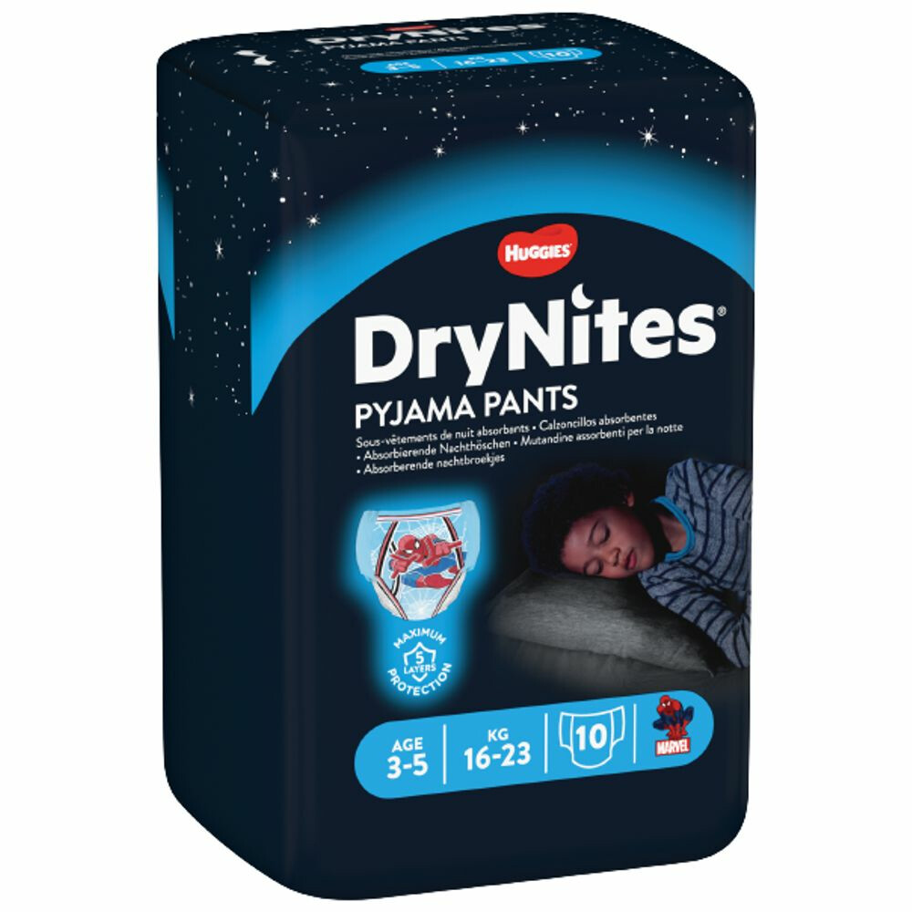 DryNites Absorberende Luierbroekjes Boy 3-5 jaar10 stuks