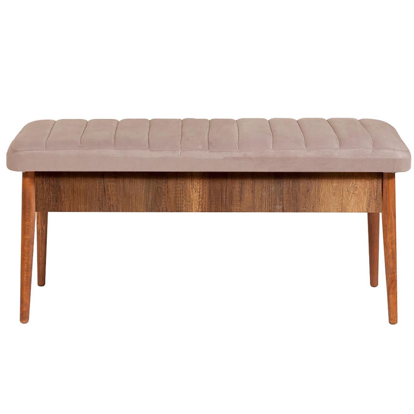 Homitis Ensemble Table + 2 Chaises + 2 Bancs Vina beige/gris