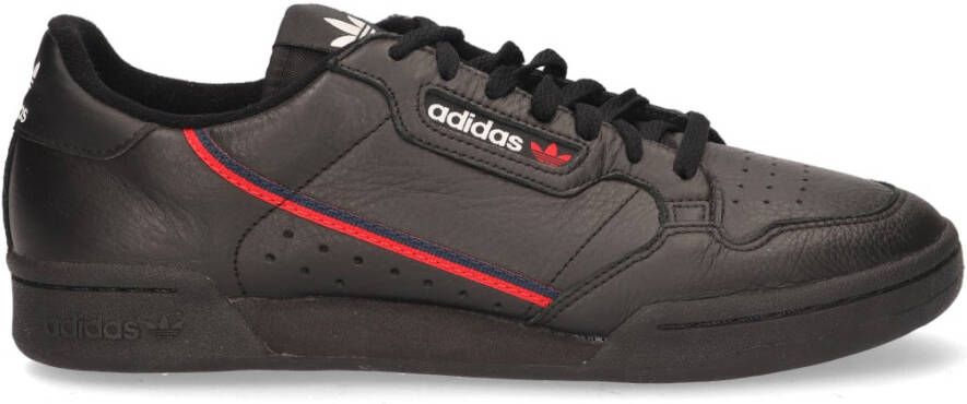 Adidas Continental 80 Heren Sneakers Core Black Scarlet Collegiate Navy