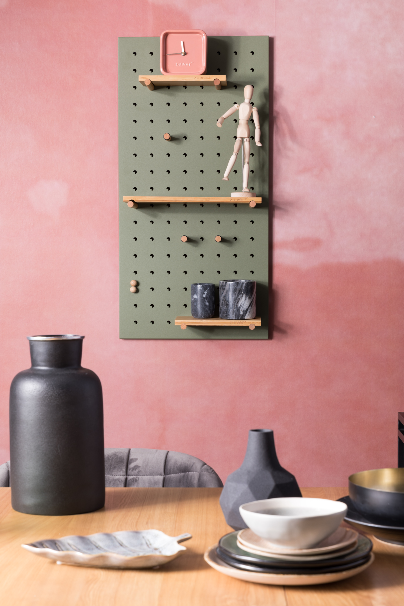 Zuiver Bundy pegboard groen