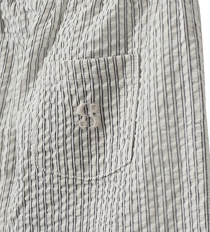 Sofie Schnoor Hosen - White Black Striped