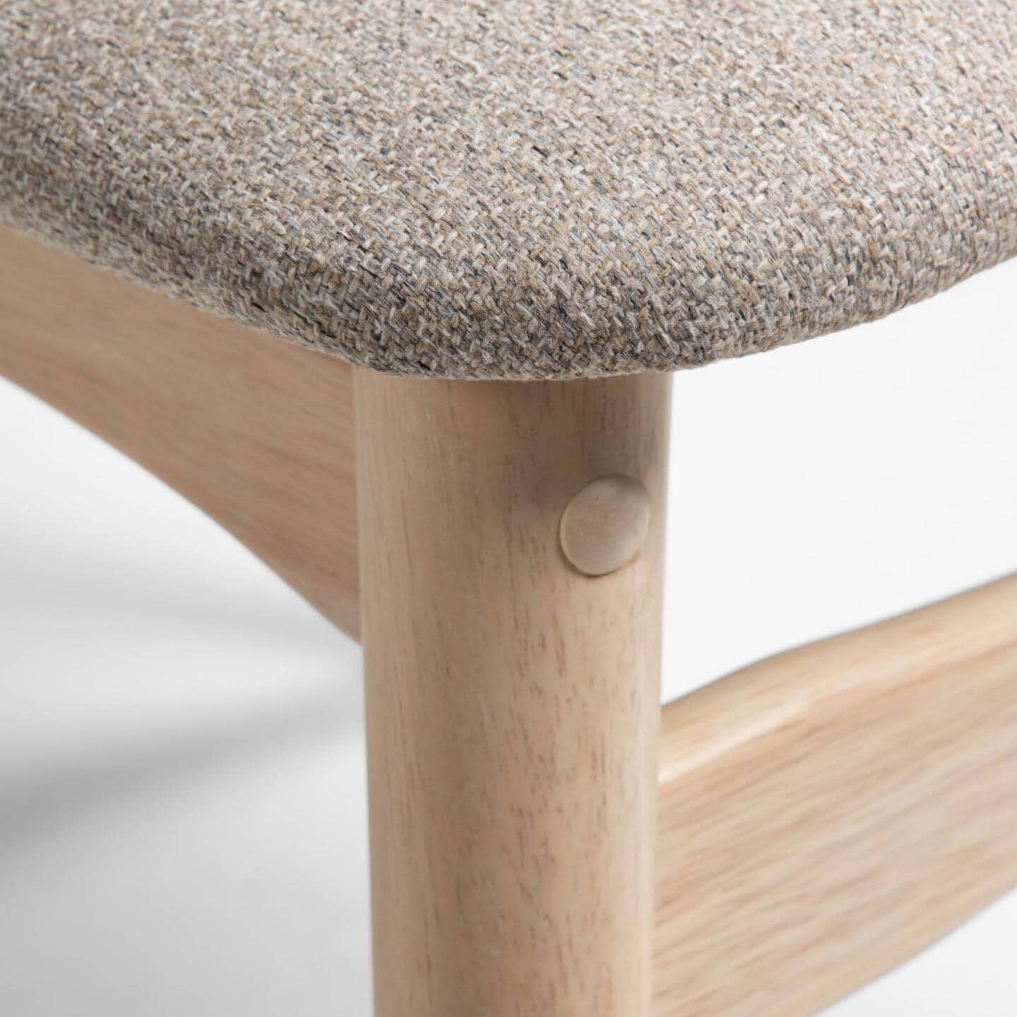 Kave Home Esszimmerstuhl NAYME braun/ beige
