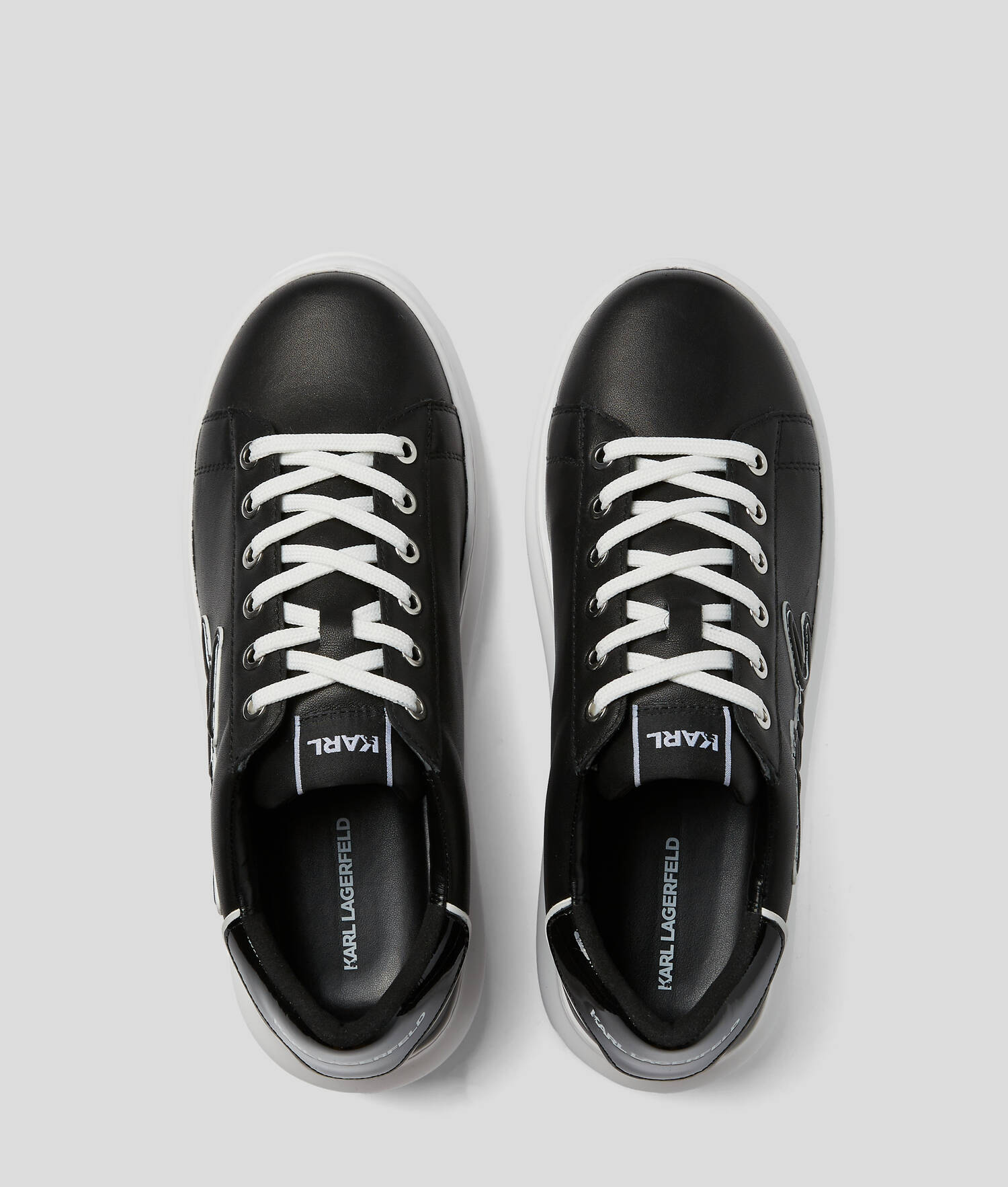 BASKETS BASSES KAPRI SIGNIA - Blanc/Noir