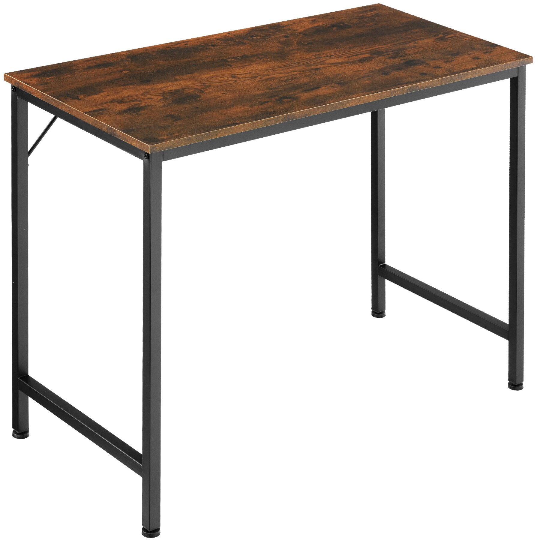 tectake® Schrebitisch, Industrial Style, große Beinfreiheit, Höhe 75,5 cm