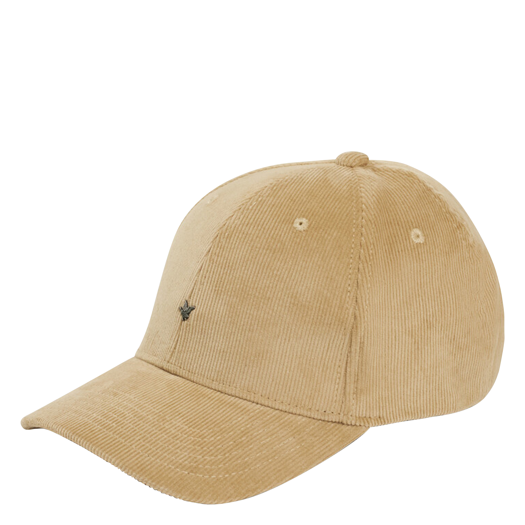 Casquette velours côtelé en coton mélangé | Beige