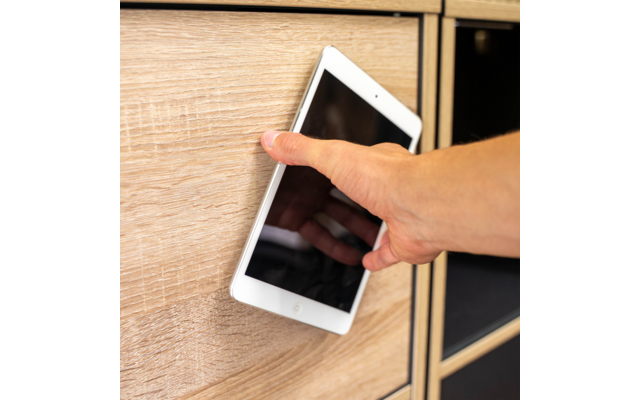 Silwy x Fidlock MAGNET-Vakuum Patch Magnetaufkleber bei Handys und Tablets für Silwy x Fidlock Halterungen inkl. Sticky Base Halterung