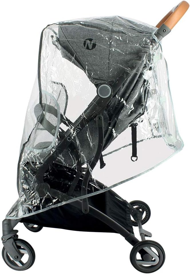 Poussette compacte CASSY 6-48 mois, légère et maniable - pliable à une main - Sac de transport et porte gobelet inclus - Nania (gris)