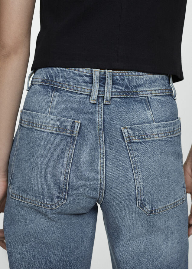MANGO JEANS. -- CATHERIN Open blue
