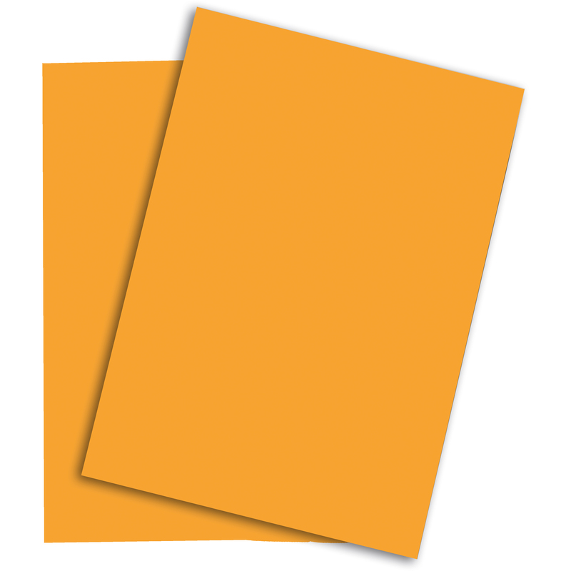 Rainbow Papier farbig, A4, 160 g/m², mittelorange