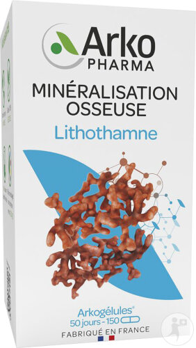 Arkopharma Arkogélules Articulation & Os Fragiles Lithothamne 150 Gélules