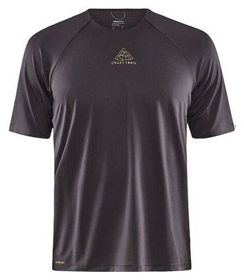 Maillot manches courtes Craft Pro Trail Noir