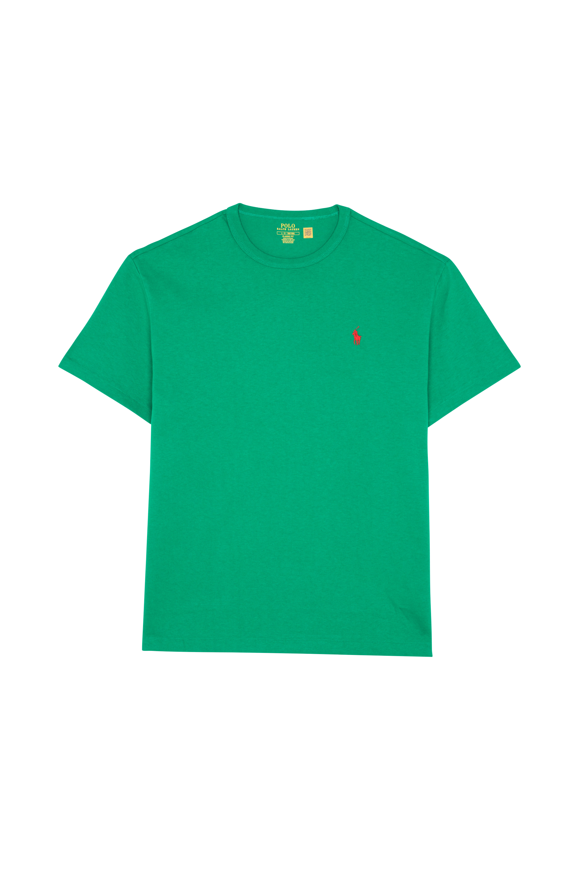 POLO RALPH LAUREN T-shirt Classic Fit Jersey Crewneck T-Shirt Vert