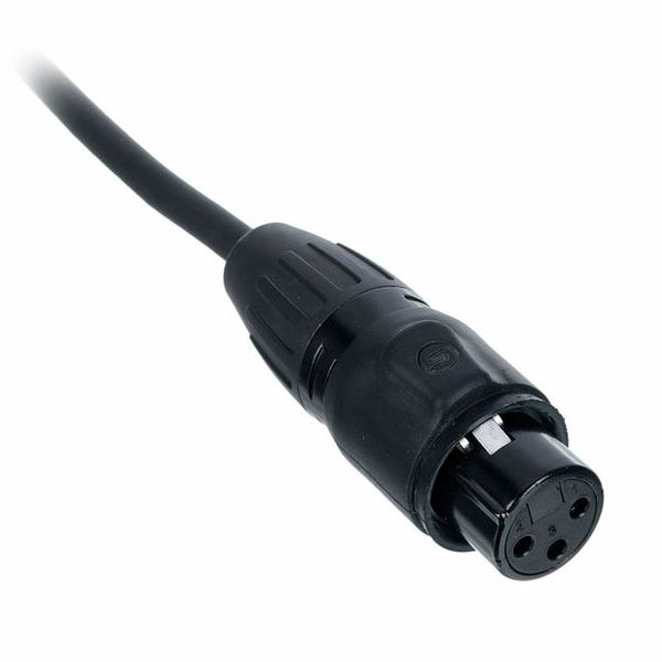 Stairville PDC3BK IP65 DMX Cable 2m 3pin