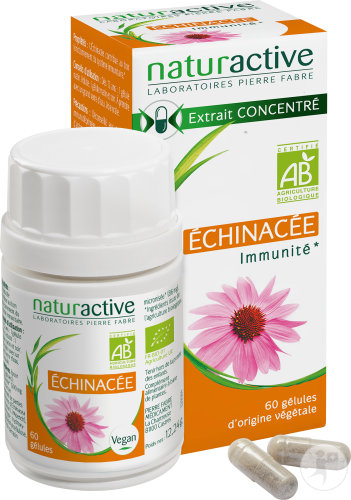 Naturactive Échinacée Complément Alimentaire Immunité Bio 60 Gélules