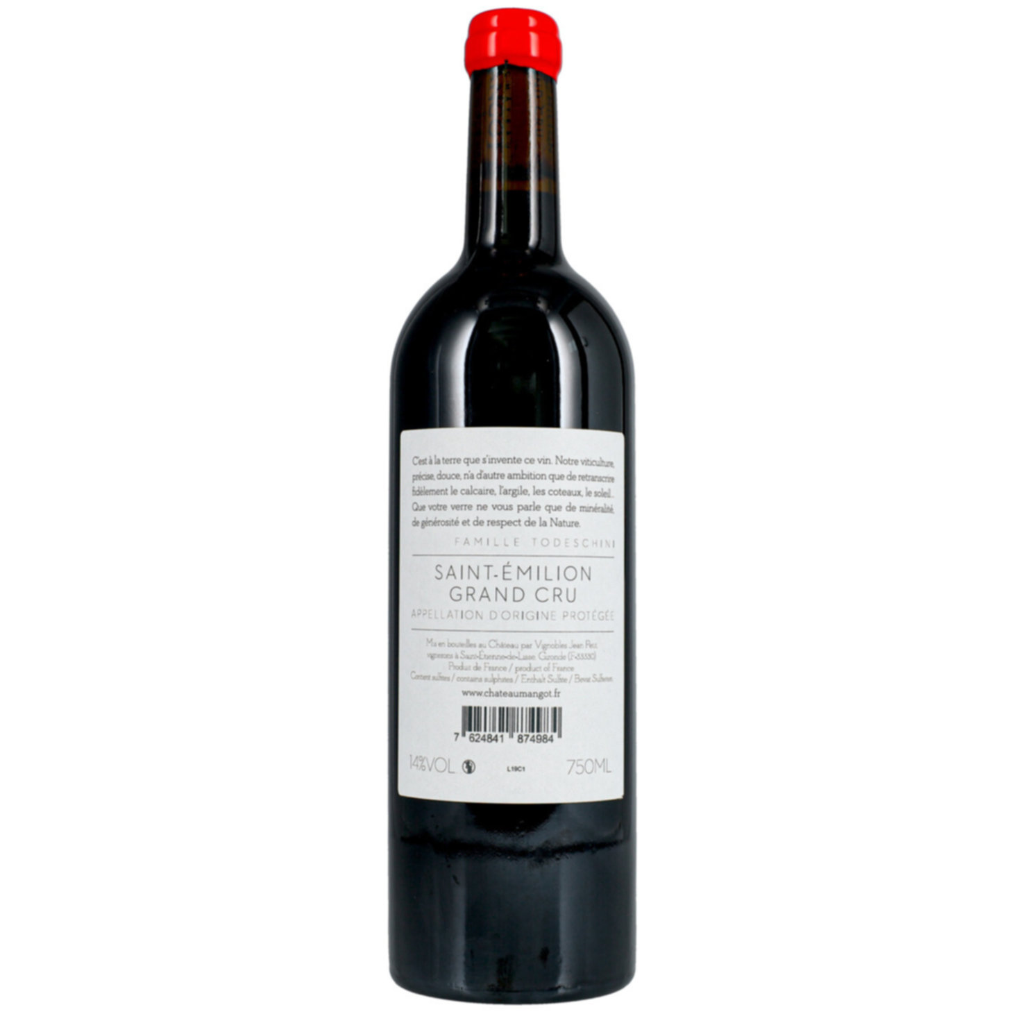 Château Mangot Saint-Emilion AC Grand Cru -75cl