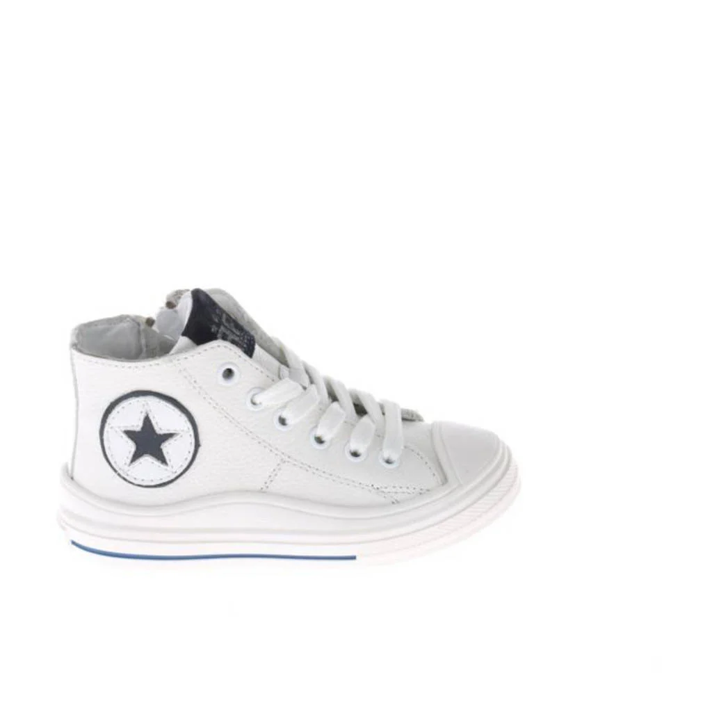 Pinocchio leren sneakers wit
