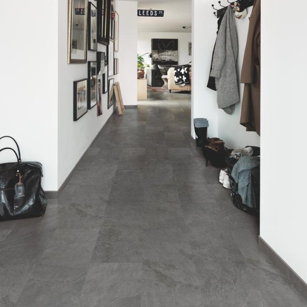 VINYLGULV PERGO AURA PRO BLACK SCIVARO SLATE