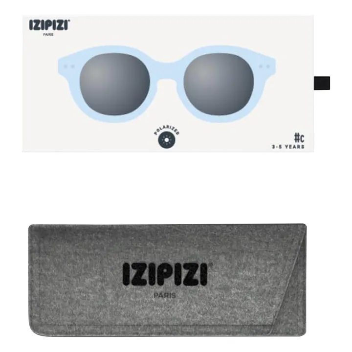 IZIPIZI Lunettes de Soleil #C Kids Plus | Bleu ciel