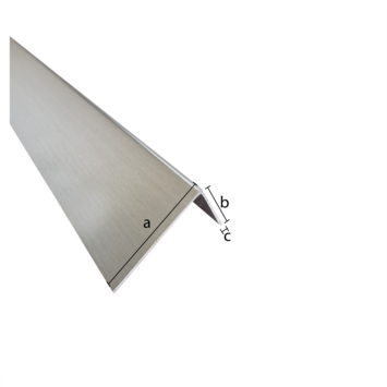 Hoekprofiel aluminium mat zilver 30x15x1x1000mm