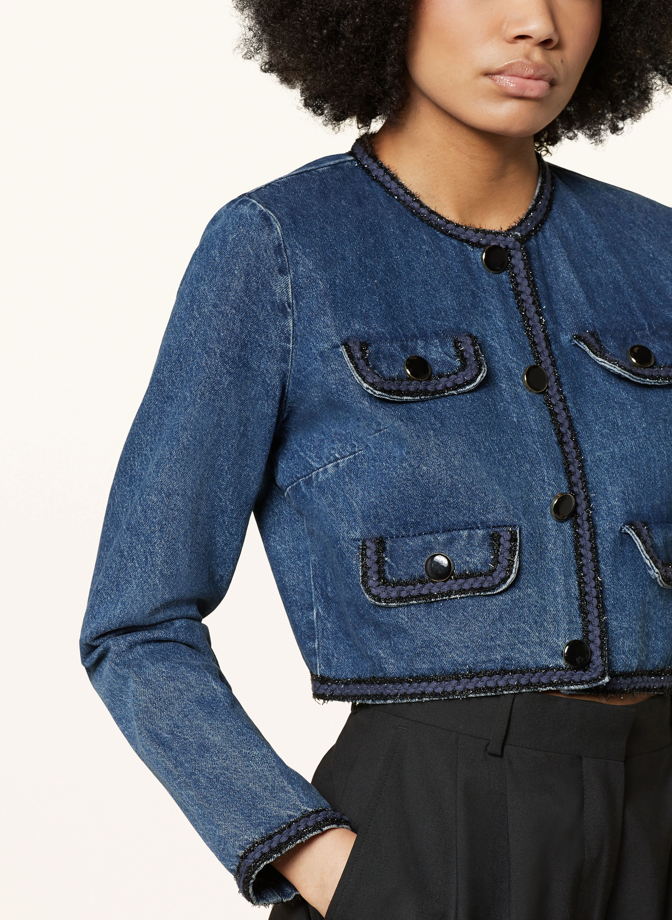 Rich & Royal Cropped-Jeansjacke