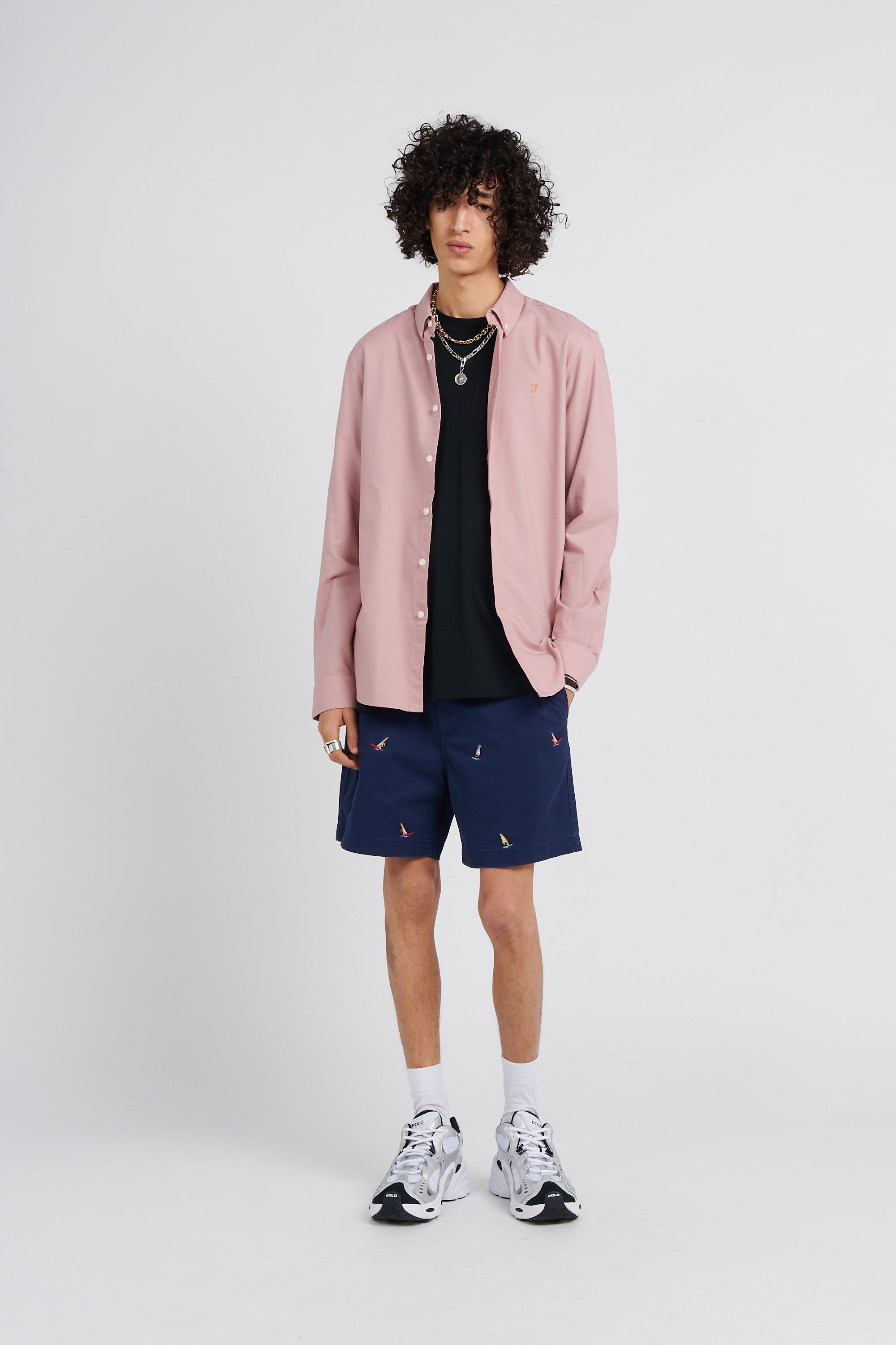 FARAH Chemise BREWER Rose