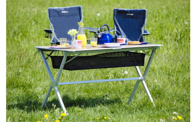 Berger Nera Bambus-Alu Rolltisch 115 x 75 cm
