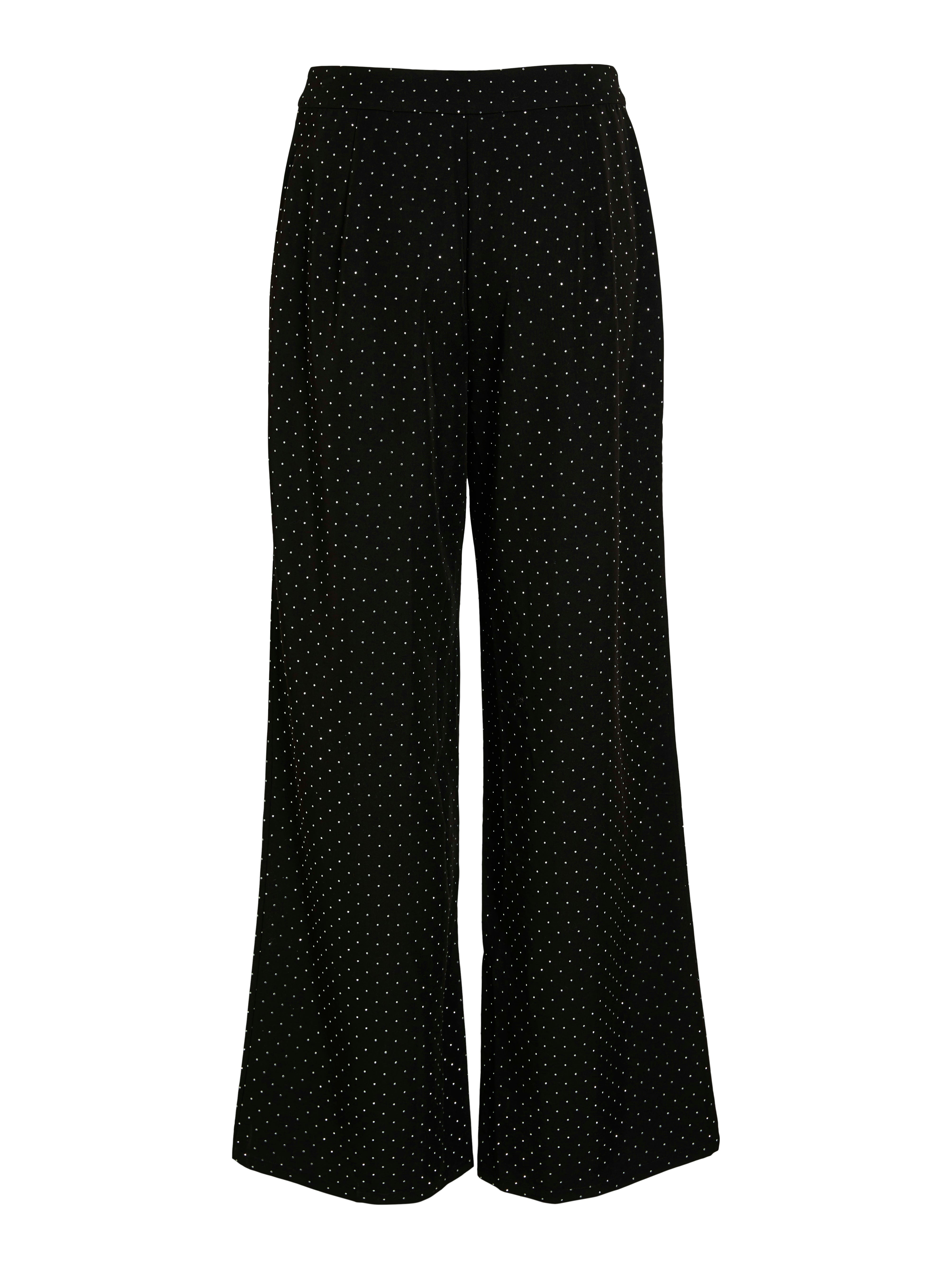 Vila  Visimiletta HW bukser - Black Beauty