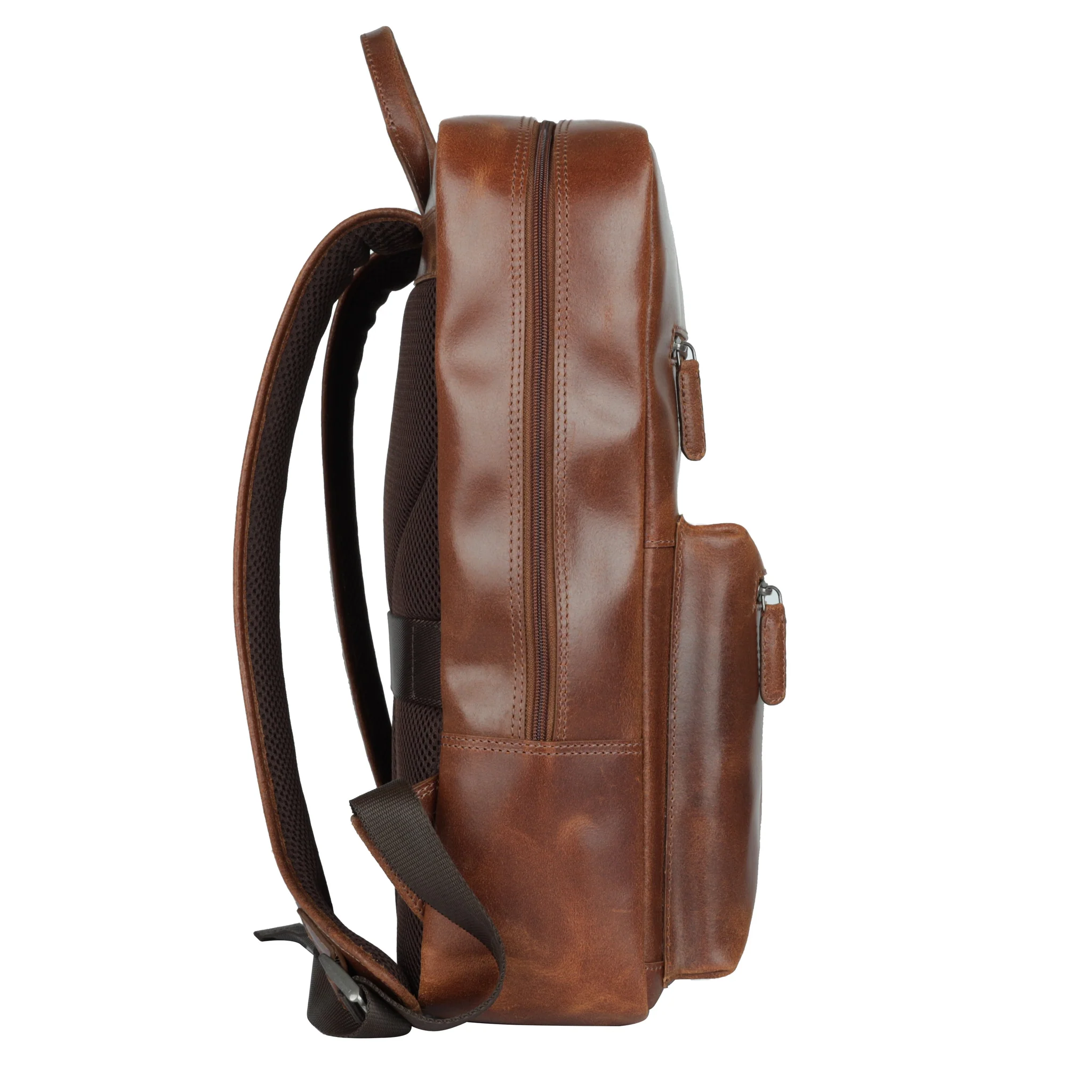 Sparwell Wallberg Worldly Warner Laptoprugzak 15,6 Inch Cognac