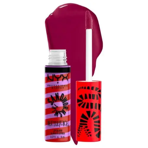 x Beetlejuice Butter Lip Gloss Sandworm Swirl 03 Purple + Red