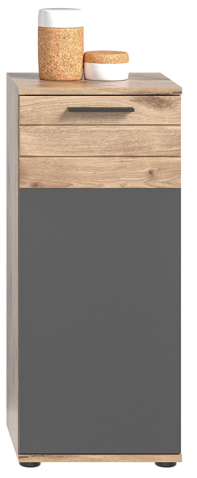 Unterschrank Mason Nox Oak/Basalt grau