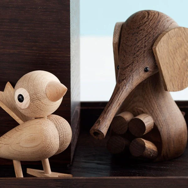 Lucie Kaas  Elefant - gummitræ 11 cm