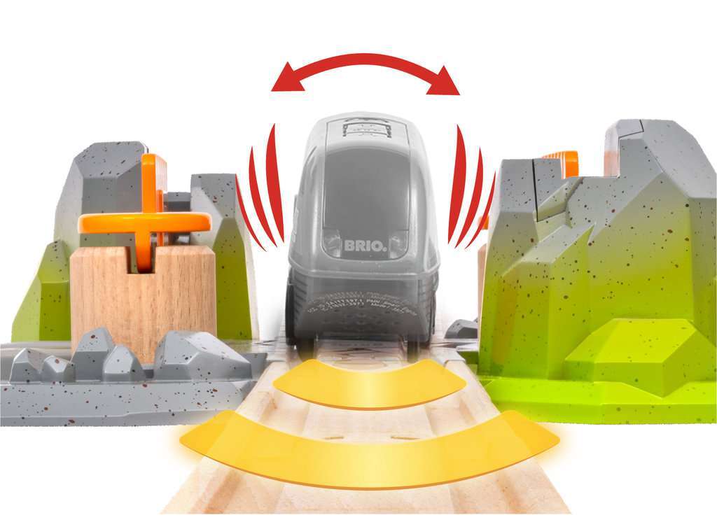BRIO Spiel Smart Tech Sound Abenteuer-Bahnübergang
