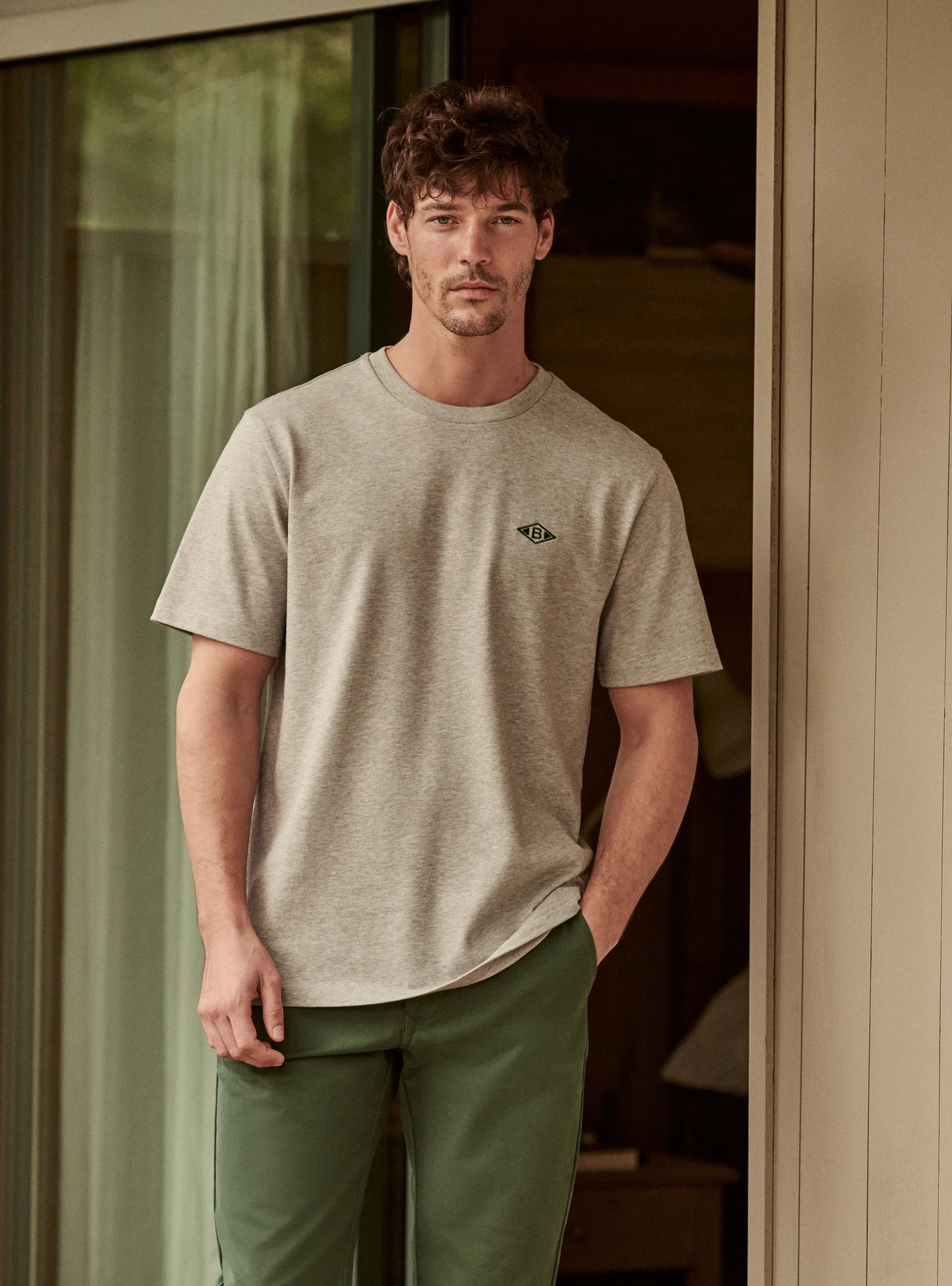 T-Shirt Stanford Mixed Grey Meleze