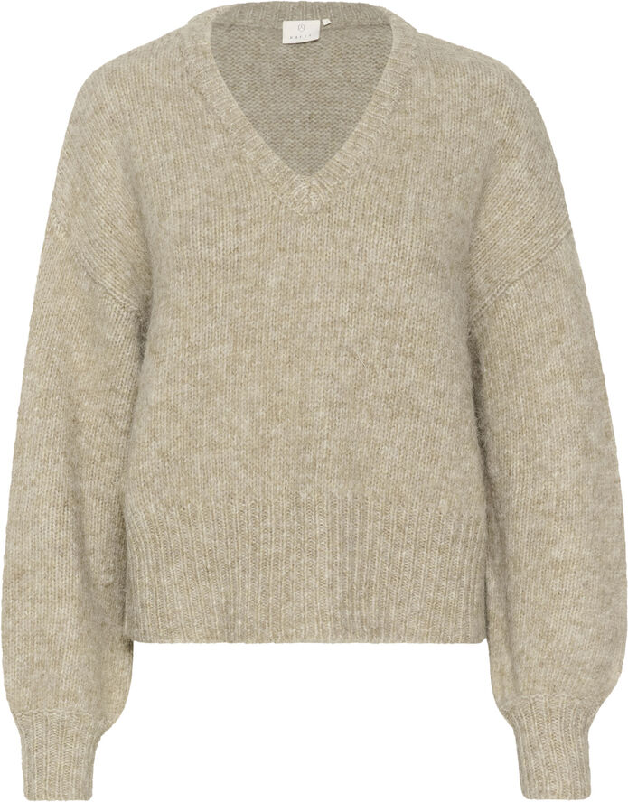 Kaffe KAtrina LS Pullover Feather gray melange