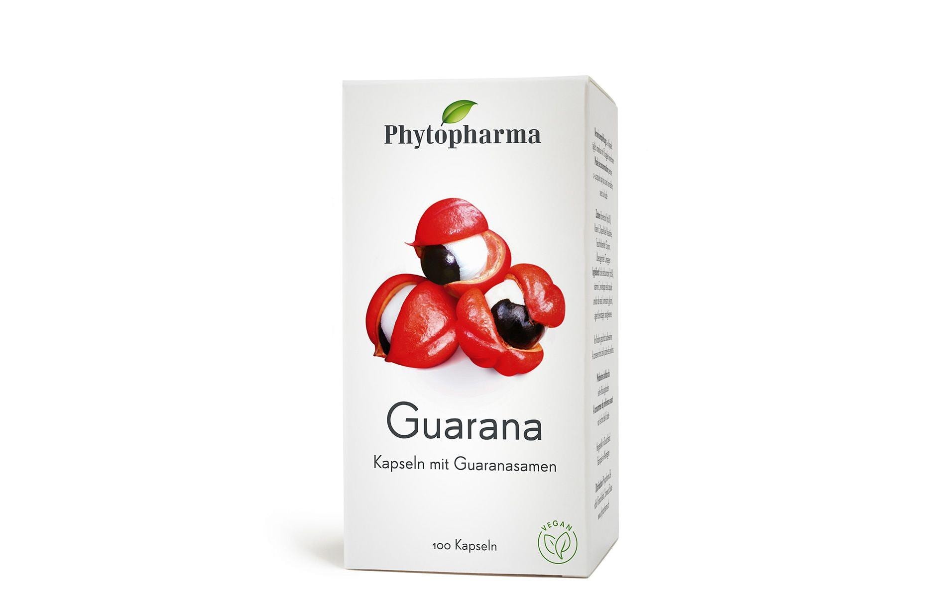 Guarana 100 KapselnVegane Nahrungsergänzung mit Guarana